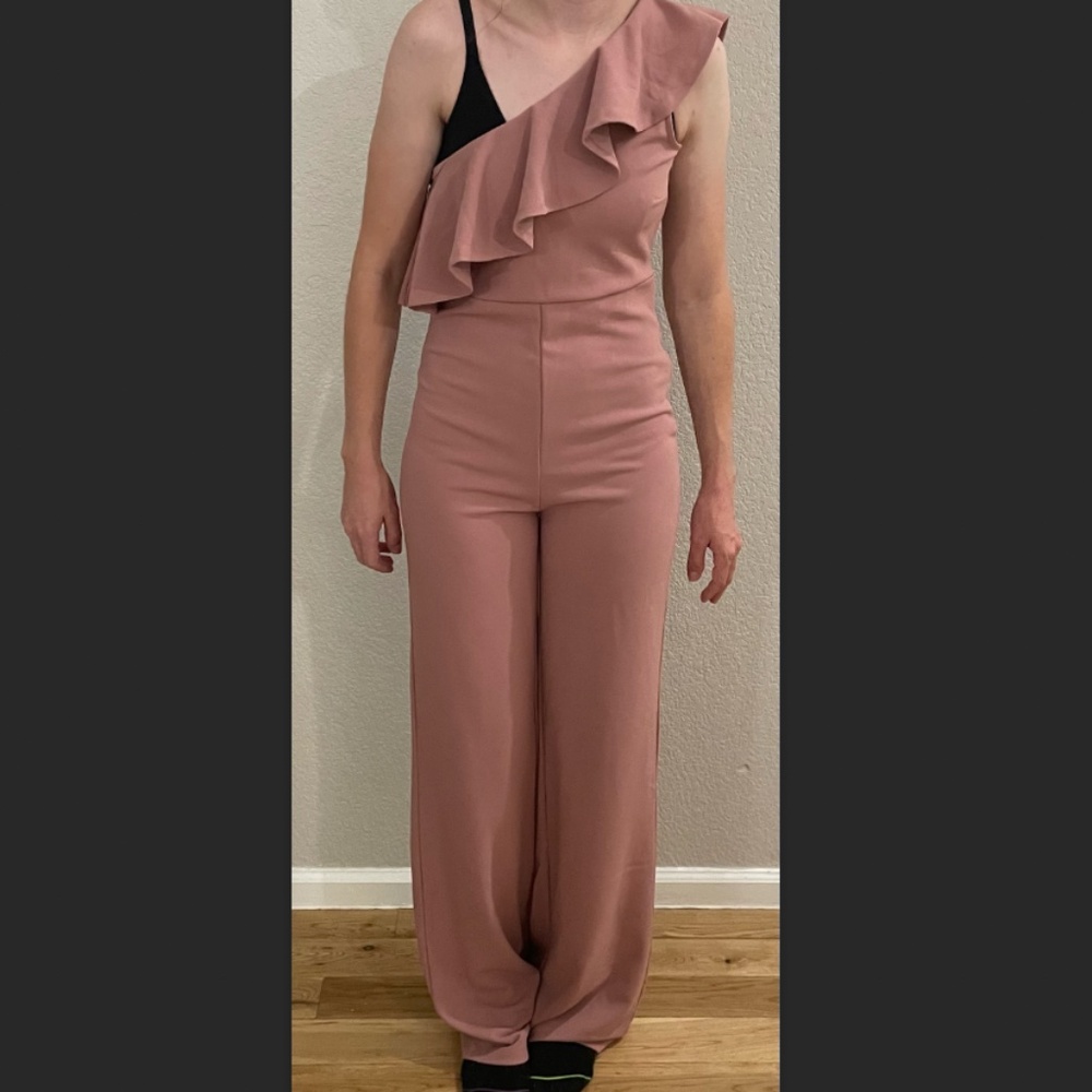 One Shoulder Jumpsuit